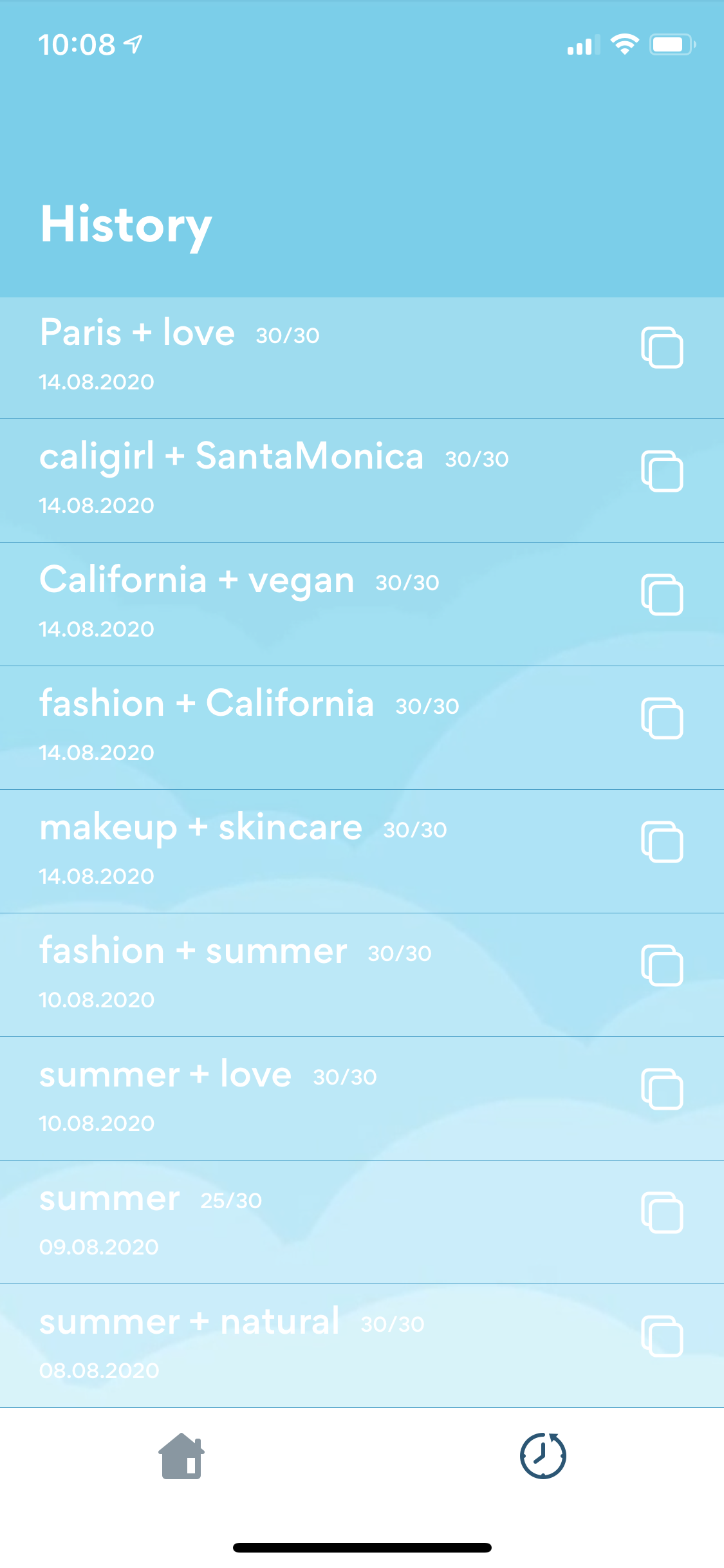 All hashtags copied to clipboard